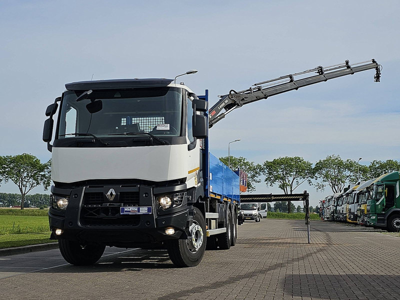 Renault K 430 HIAB 188ES4 - 드롭사이드/ 플랫베드 트럭, 크레인 트럭 : 사진 1 Renault K 430 HIAB 188ES4 - 드롭사이드/ 플랫베드 트럭, 크레인 트럭 : 사진 1