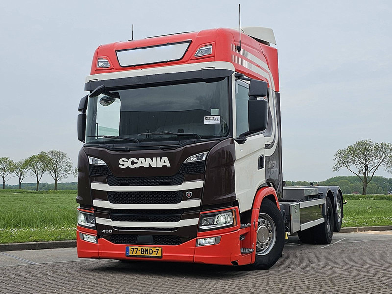 Scania G450 6X2 NB VDL HOOKLIFT - 후크 리프트 트럭 : 사진 1 Scania G450 6X2 NB VDL HOOKLIFT - 후크 리프트 트럭 : 사진 1