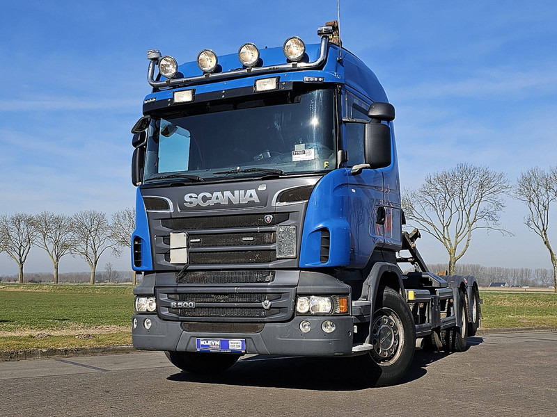 Scania R500 V8 6X2 RETARDER - 후크 리프트 트럭 : 사진 1 Scania R500 V8 6X2 RETARDER - 후크 리프트 트럭 : 사진 1