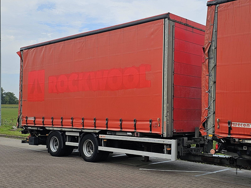 커튼사이더 트레일러 Wecon AZ220 TANDEM BDF+BOX TAILLIFT : 사진 6