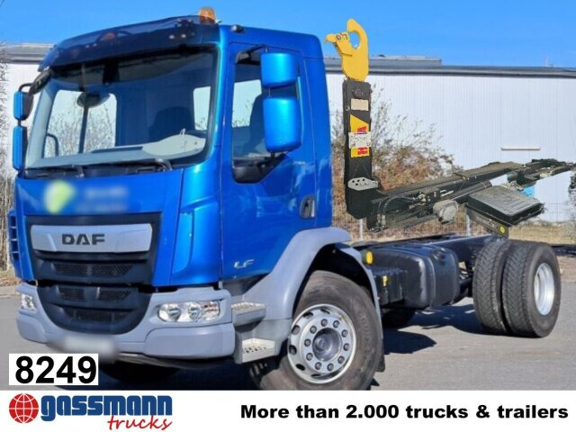DAF LF 290 FA 4x2, Nebenantrieb, Navi, Abrollanlage - 후크 리프트 트럭 : 사진 1 DAF LF 290 FA 4x2, Nebenantrieb, Navi, Abrollanlage - 후크 리프트 트럭 : 사진 1