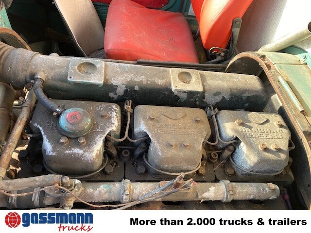 HENSCHEL F 161 AK 4x4 mit Kran Atlas AK 5007 - 드롭사이드/ 플랫베드 트럭, 크레인 트럭 : 사진 4 HENSCHEL F 161 AK 4x4 mit Kran Atlas AK 5007 - 드롭사이드/ 플랫베드 트럭, 크레인 트럭 : 사진 4