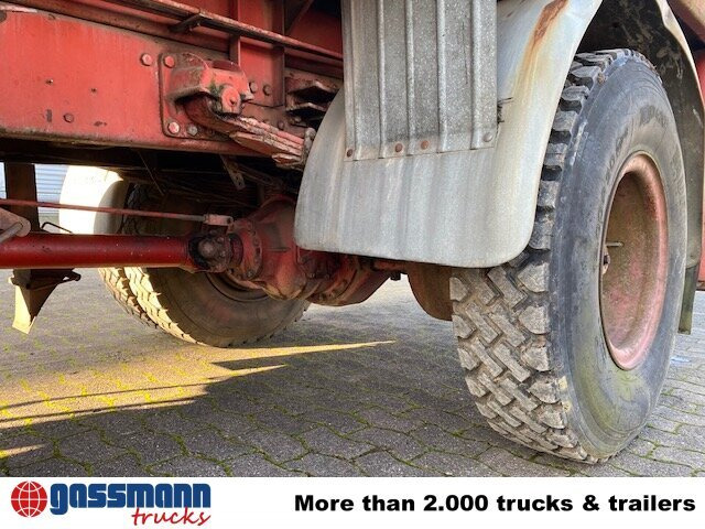 HENSCHEL F 161 AK 4x4 mit Kran Atlas AK 5007 - 드롭사이드/ 플랫베드 트럭, 크레인 트럭 : 사진 5 HENSCHEL F 161 AK 4x4 mit Kran Atlas AK 5007 - 드롭사이드/ 플랫베드 트럭, 크레인 트럭 : 사진 5