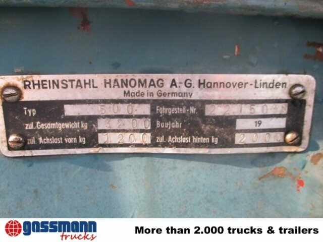 Hanomag Granit 500 - 장궤형 트랙터 : 사진 4 Hanomag Granit 500 - 장궤형 트랙터 : 사진 4