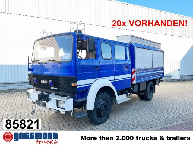 Iveco 120-23 AW 4x4 Doka, V8-Motor, Gerätewagen, - 드롭사이드/ 플랫베드 트럭 : 사진 1 Iveco 120-23 AW 4x4 Doka, V8-Motor, Gerätewagen, - 드롭사이드/ 플랫베드 트럭 : 사진 1