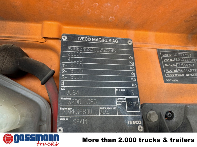 Iveco AD260T41 6x4, EEV - 캡 새시 트럭 : 사진 5 Iveco AD260T41 6x4, EEV - 캡 새시 트럭 : 사진 5