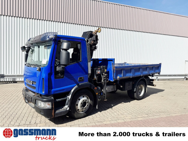 덤프트럭, 크레인 트럭 Iveco EuroCargo ML120E28K 4x2 mit Kran Hiab XS088 ES-3 : 사진 8