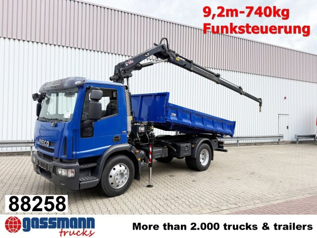 Iveco EuroCargo ML120E28K 4x2 mit Kran Hiab XS088 ES-3 - 덤프트럭, 크레인 트럭 : 사진 1 Iveco EuroCargo ML120E28K 4x2 mit Kran Hiab XS088 ES-3 - 덤프트럭, 크레인 트럭 : 사진 1