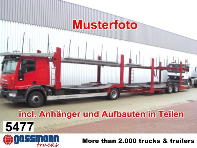 Iveco EuroCargo ML160E32 4x2 mit Teilen für Anhänger - 자동 운반 장치 트럭 : 사진 1 Iveco EuroCargo ML160E32 4x2 mit Teilen für Anhänger - 자동 운반 장치 트럭 : 사진 1