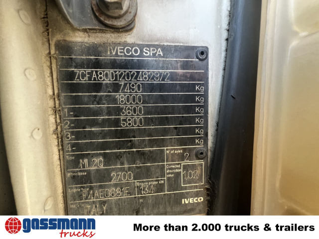 Iveco EuroCargo ML80E18K 4x2 - 덤프트럭 : 사진 3 Iveco EuroCargo ML80E18K 4x2 - 덤프트럭 : 사진 3
