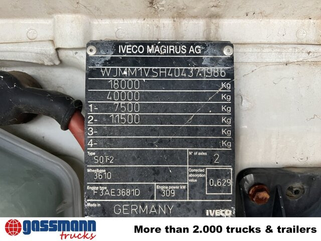 Iveco Stralis AD440X42T/P 4x2, Ex- Army - 트랙터 유닛 : 사진 4 Iveco Stralis AD440X42T/P 4x2, Ex- Army - 트랙터 유닛 : 사진 4