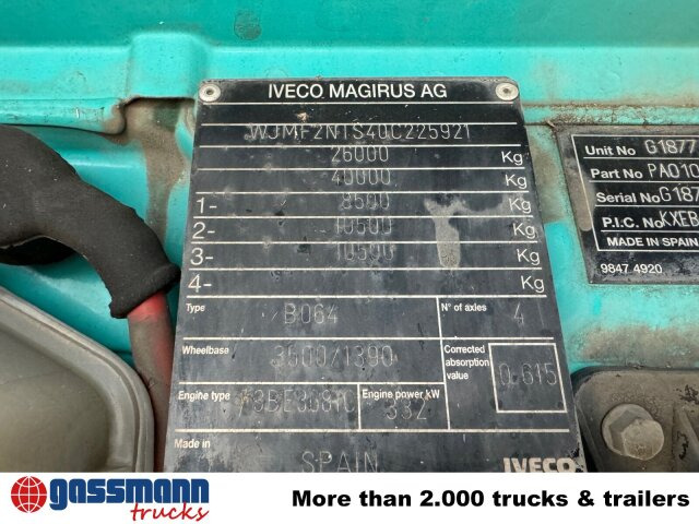 Iveco Trakker AD260T45W 6x6 - 캡 새시 트럭 : 사진 5 Iveco Trakker AD260T45W 6x6 - 캡 새시 트럭 : 사진 5