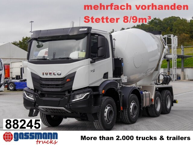 Iveco X-Way AD360X40BZ 8x4, Stetter 8/9m³ - 콘크리트 믹서 트럭 : 사진 1 Iveco X-Way AD360X40BZ 8x4, Stetter 8/9m³ - 콘크리트 믹서 트럭 : 사진 1