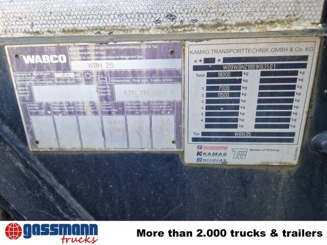 KAMAG Wiesel WBH 25 P - 컨테이너 운반 장치/ 스와프 보디 트럭 : 사진 2 KAMAG Wiesel WBH 25 P - 컨테이너 운반 장치/ 스와프 보디 트럭 : 사진 2