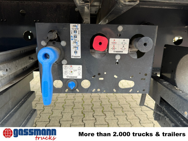 Krone SDP 27, Liftachse, Twist-Locks, 20/2x20/40Fuß, - 드롭사이드/ 플랫베드 세미 트레일러 : 사진 4 Krone SDP 27, Liftachse, Twist-Locks, 20/2x20/40Fuß, - 드롭사이드/ 플랫베드 세미 트레일러 : 사진 4