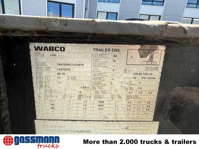 Lag 0-3-39 CD Containerchassis, 20ft und 30ft, ADR - 컨테이너 운반 장치/ 스와프 보디 세미 트레일러 : 사진 2 Lag 0-3-39 CD Containerchassis, 20ft und 30ft, ADR - 컨테이너 운반 장치/ 스와프 보디 세미 트레일러 : 사진 2