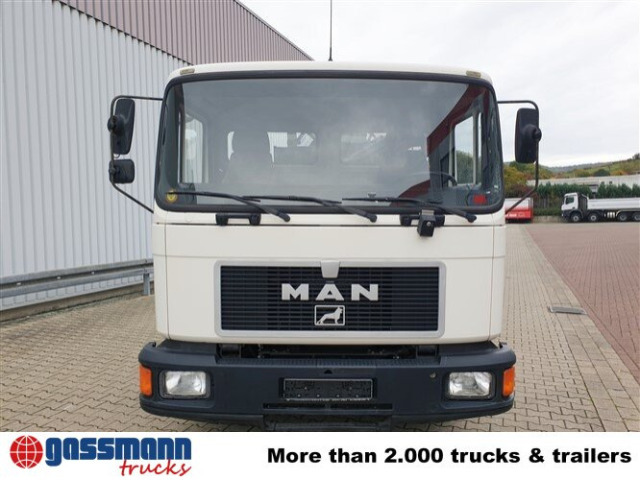 MAN 14.152 F 4x2 BB mit Kran Hiab 060-2 - 후크 리프트 트럭, 크레인 트럭 : 사진 3 MAN 14.152 F 4x2 BB mit Kran Hiab 060-2 - 후크 리프트 트럭, 크레인 트럭 : 사진 3