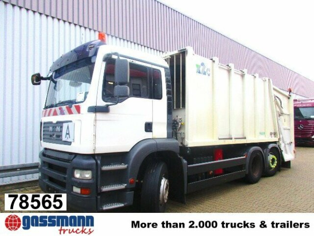 MAN TGA 26.310 BL 6x2, Haller M21-x2c, 21m³ - 쓰레기차 : 사진 1 MAN TGA 26.310 BL 6x2, Haller M21-x2c, 21m³ - 쓰레기차 : 사진 1