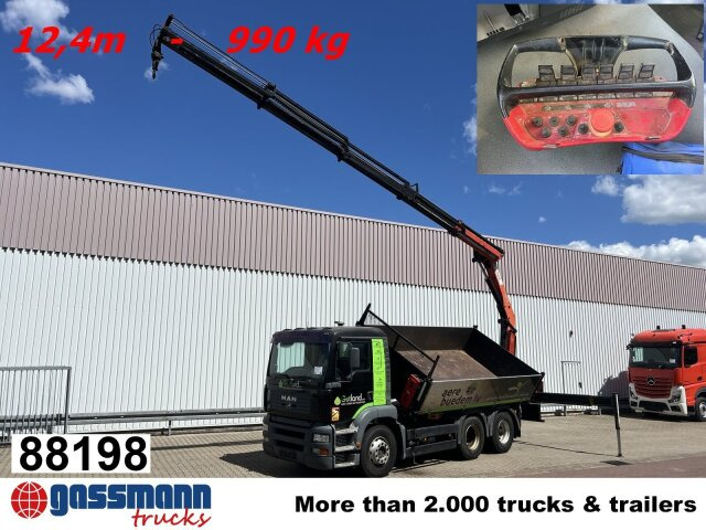 MAN TGA 26.363 6x4 BB, PK 16502 C Kran, absattelbar, - 덤프트럭, 크레인 트럭 : 사진 1 MAN TGA 26.363 6x4 BB, PK 16502 C Kran, absattelbar, - 덤프트럭, 크레인 트럭 : 사진 1