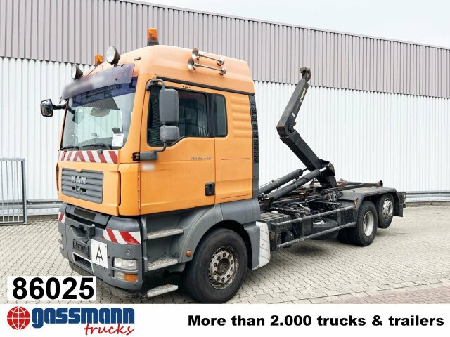 MAN TGA 26.440 6X2-2 BL, Liftachse - 후크 리프트 트럭 : 사진 1 MAN TGA 26.440 6X2-2 BL, Liftachse - 후크 리프트 트럭 : 사진 1