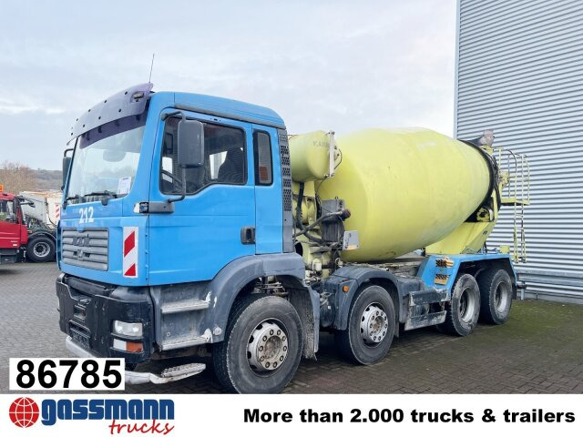 MAN TGA 35.410 8x4 BB, Betonmischer Karrena 10m³ - 콘크리트 믹서 트럭 : 사진 1 MAN TGA 35.410 8x4 BB, Betonmischer Karrena 10m³ - 콘크리트 믹서 트럭 : 사진 1