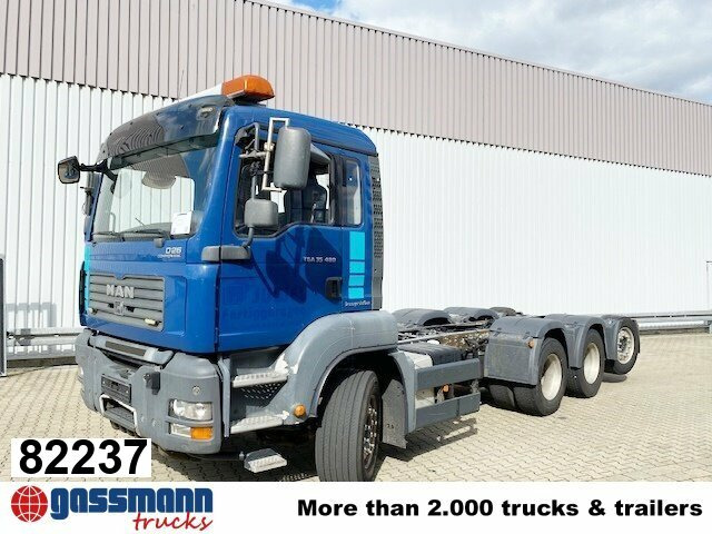 MAN TGA 35.480 8x4-4 BL, Lift-/Lenkachse - 캡 새시 트럭 : 사진 1 MAN TGA 35.480 8x4-4 BL, Lift-/Lenkachse - 캡 새시 트럭 : 사진 1