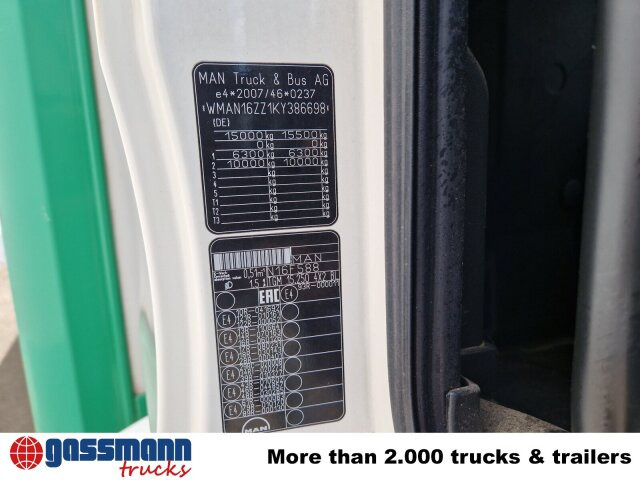 MAN TGM 15.250/340 4X2 BL, Tiefkühlkoffer, - 냉동탑차 : 사진 4 MAN TGM 15.250/340 4X2 BL, Tiefkühlkoffer, - 냉동탑차 : 사진 4