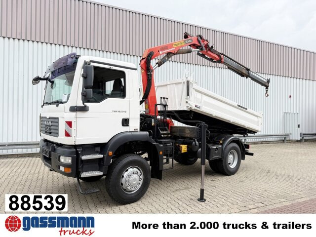 MAN TGM 18.240 4x4 BB mit Kran Palfinger PK9501 - 덤프트럭, 크레인 트럭 : 사진 1 MAN TGM 18.240 4x4 BB mit Kran Palfinger PK9501 - 덤프트럭, 크레인 트럭 : 사진 1