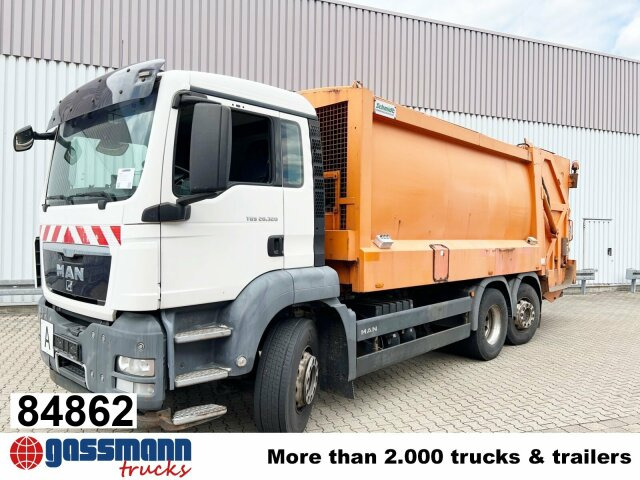 MAN TGS 26.320/400 6x2-4 BL, Lift-/Lenkachse, Heil - 쓰레기차 : 사진 1 MAN TGS 26.320/400 6x2-4 BL, Lift-/Lenkachse, Heil - 쓰레기차 : 사진 1