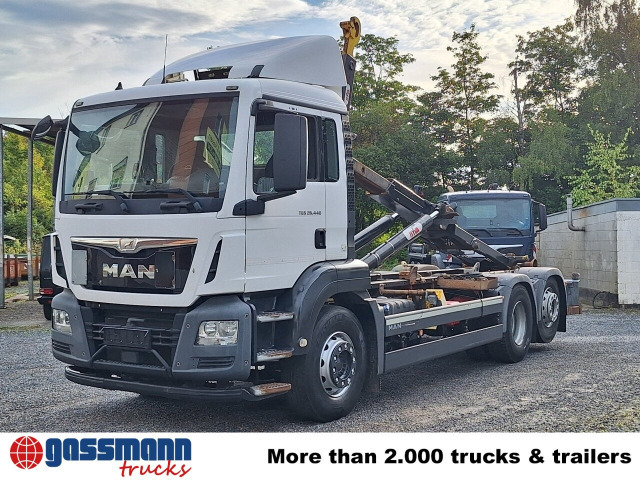 MAN TGS 26.440 6x2-4 BL, Intarder, Lenk-/Liftachse - 후크 리프트 트럭 : 사진 2 MAN TGS 26.440 6x2-4 BL, Intarder, Lenk-/Liftachse - 후크 리프트 트럭 : 사진 2