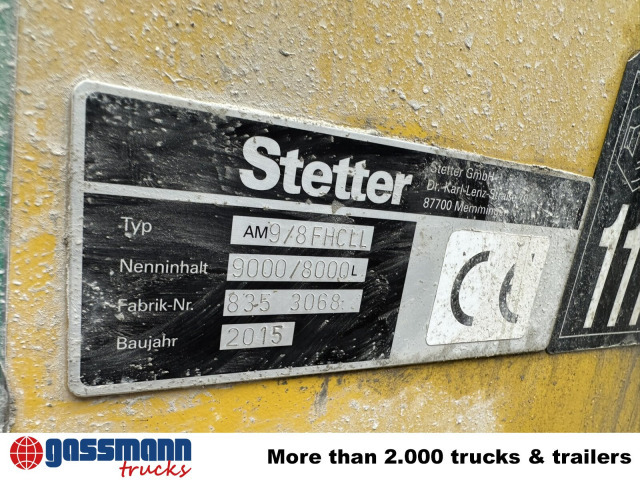 MAN TGS 32.400 8x4 BB, Stetter ca. 9m³ - 콘크리트 믹서 트럭 : 사진 5 MAN TGS 32.400 8x4 BB, Stetter ca. 9m³ - 콘크리트 믹서 트럭 : 사진 5