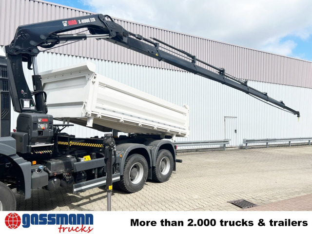 MAN TGS 33.430 6x6 BB CH mit Kran Hiab X-HiDuo 228 - 덤프트럭, 크레인 트럭 : 사진 2 MAN TGS 33.430 6x6 BB CH mit Kran Hiab X-HiDuo 228 - 덤프트럭, 크레인 트럭 : 사진 2