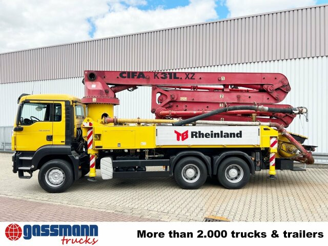 콘크리트 펌프 트럭 MAN TGS 33.440 6X4 BB, Betonpumpe CIFA K31L XZ, 31m : 사진 15