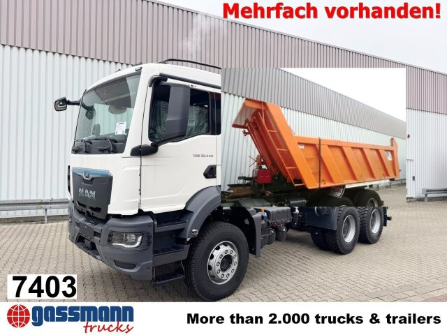 MAN TGS 33.440 BB 6x4, Stahlmulde 12-16m³ - 덤프 : 사진 1 MAN TGS 33.440 BB 6x4, Stahlmulde 12-16m³ - 덤프 : 사진 1