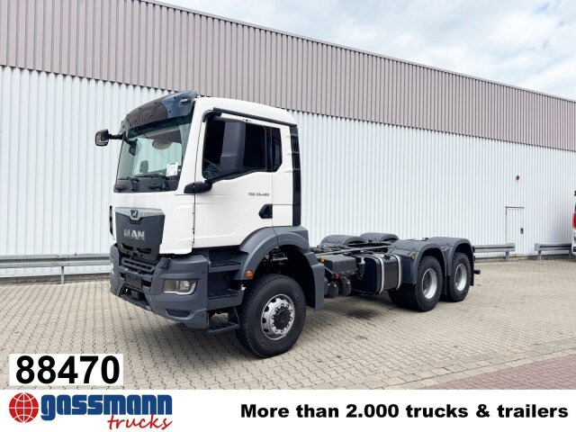 MAN TGS 33.480 6x6 BB CH, Hohe Bauart, Nebenantrieb - 캡 새시 트럭 : 사진 1 MAN TGS 33.480 6x6 BB CH, Hohe Bauart, Nebenantrieb - 캡 새시 트럭 : 사진 1