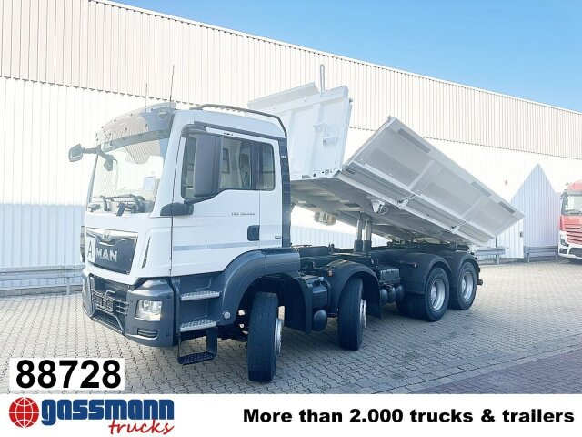 MAN TGS 35.460 8X4 BB, Meiller Bordmatik 13m³ - 덤프트럭 : 사진 1 MAN TGS 35.460 8X4 BB, Meiller Bordmatik 13m³ - 덤프트럭 : 사진 1
