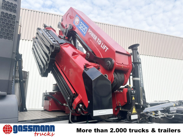 MAN TGS 35.480 8X4 BL, Intarder, Kran HMF 3220-K6, - 후크 리프트 트럭, 크레인 트럭 : 사진 3 MAN TGS 35.480 8X4 BL, Intarder, Kran HMF 3220-K6, - 후크 리프트 트럭, 크레인 트럭 : 사진 3