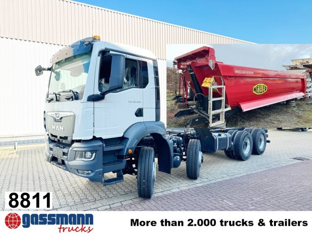 MAN TGS 35.480 8x6H BL CH, HydroDrive, Navi, Meiller - 덤프 : 사진 1 MAN TGS 35.480 8x6H BL CH, HydroDrive, Navi, Meiller - 덤프 : 사진 1