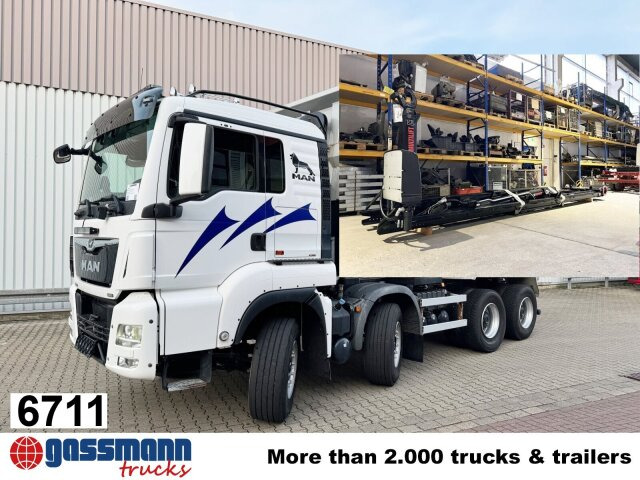 MAN TGS 35.500 8X4 BB, Intarder - 후크 리프트 트럭 : 사진 1 MAN TGS 35.500 8X4 BB, Intarder - 후크 리프트 트럭 : 사진 1