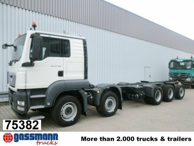 MAN TGS 50.480BB 10x4 Retarder, 3-f.NA - 캡 새시 트럭 : 사진 1 MAN TGS 50.480BB 10x4 Retarder, 3-f.NA - 캡 새시 트럭 : 사진 1