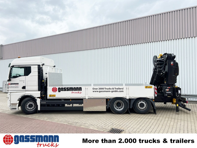 MAN TGX 26.510 6x2-4 LL, Kran Hiab X-HiPro 548 E-8, - 드롭사이드/ 플랫베드 트럭, 크레인 트럭 : 사진 2 MAN TGX 26.510 6x2-4 LL, Kran Hiab X-HiPro 548 E-8, - 드롭사이드/ 플랫베드 트럭, 크레인 트럭 : 사진 2