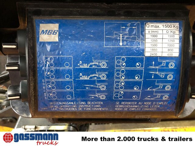 MBB 1500KUZF Ladebordwand unterfaltbar, 1,5t - 테일 리프트 트럭 용 : 사진 3 MBB 1500KUZF Ladebordwand unterfaltbar, 1,5t - 테일 리프트 트럭 용 : 사진 3