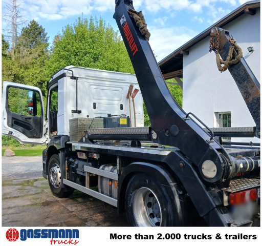 Mercedes-Benz Actros 1832 L 4x2, Navi, MultimediaCockpit, Funk - 스킵 로더 트럭 : 사진 3 Mercedes-Benz Actros 1832 L 4x2, Navi, MultimediaCockpit, Funk - 스킵 로더 트럭 : 사진 3