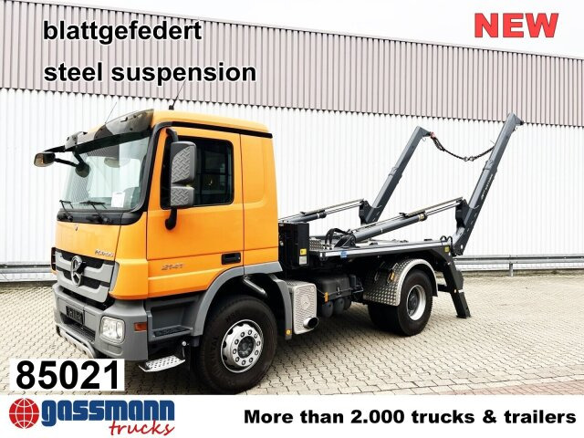 Mercedes-Benz Actros 2141 K 4x2, Tele-Absetzer - 스킵 로더 트럭 : 사진 1 Mercedes-Benz Actros 2141 K 4x2, Tele-Absetzer - 스킵 로더 트럭 : 사진 1