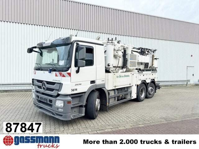 Mercedes-Benz Actros 2536 L 6x2, Müller Saug- und Spülwagen - 거리 청소 차량 : 사진 1 Mercedes-Benz Actros 2536 L 6x2, Müller Saug- und Spülwagen - 거리 청소 차량 : 사진 1