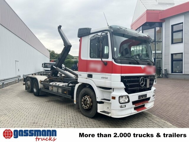 후크 리프트 트럭 Mercedes-Benz Actros 2546 L 6x2/48, Lift-/Lenkachse, RK 20.70 : 사진 10
