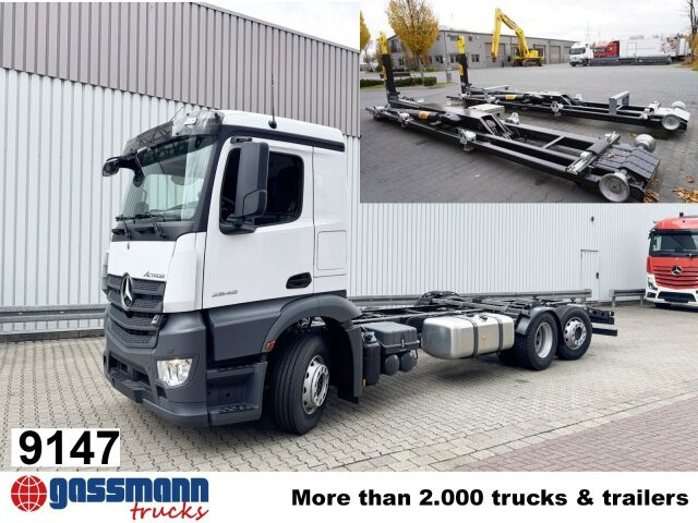 Mercedes-Benz Actros 2548 L 6x2, Retarder, Lenk-/Liftachse - 후크 리프트 트럭 : 사진 1 Mercedes-Benz Actros 2548 L 6x2, Retarder, Lenk-/Liftachse - 후크 리프트 트럭 : 사진 1