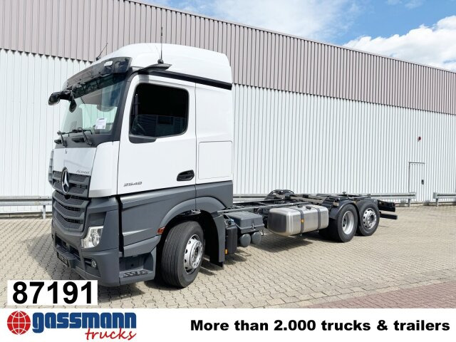 Mercedes-Benz Actros 2548 L 6x2, Retarder, Lenk-/Liftachse, - 캡 새시 트럭 : 사진 1 Mercedes-Benz Actros 2548 L 6x2, Retarder, Lenk-/Liftachse, - 캡 새시 트럭 : 사진 1