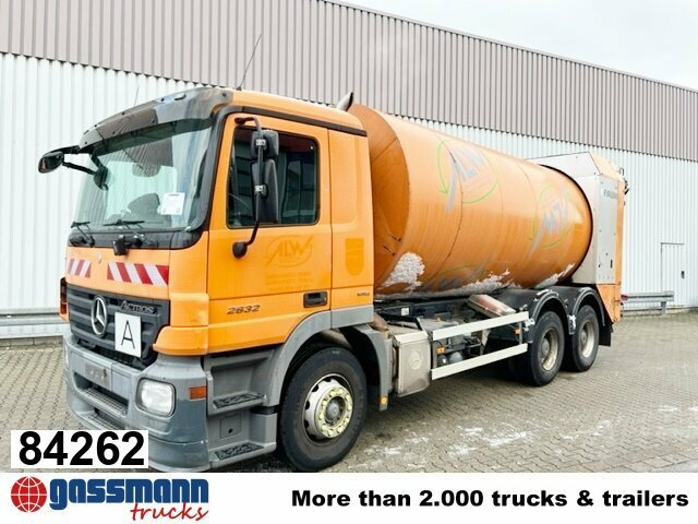 Mercedes-Benz Actros 2632/41 6x4, FAUN Rotopress 520, - 쓰레기차 : 사진 1 Mercedes-Benz Actros 2632/41 6x4, FAUN Rotopress 520, - 쓰레기차 : 사진 1