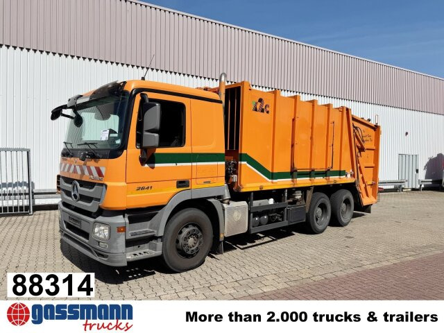 Mercedes-Benz Actros 2641/48 L 6x4, Haller M21X2C, Zöller - 쓰레기차 : 사진 1 Mercedes-Benz Actros 2641/48 L 6x4, Haller M21X2C, Zöller - 쓰레기차 : 사진 1